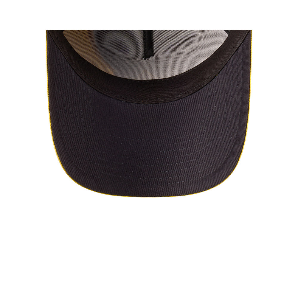 North Queensland Cowboys Hat - 2025 Black Flow 9Forty A-Frame NRL Snapback Cap - New Era